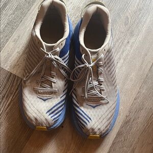 Men's HOKA Athletic Shoes in Gray and Blue